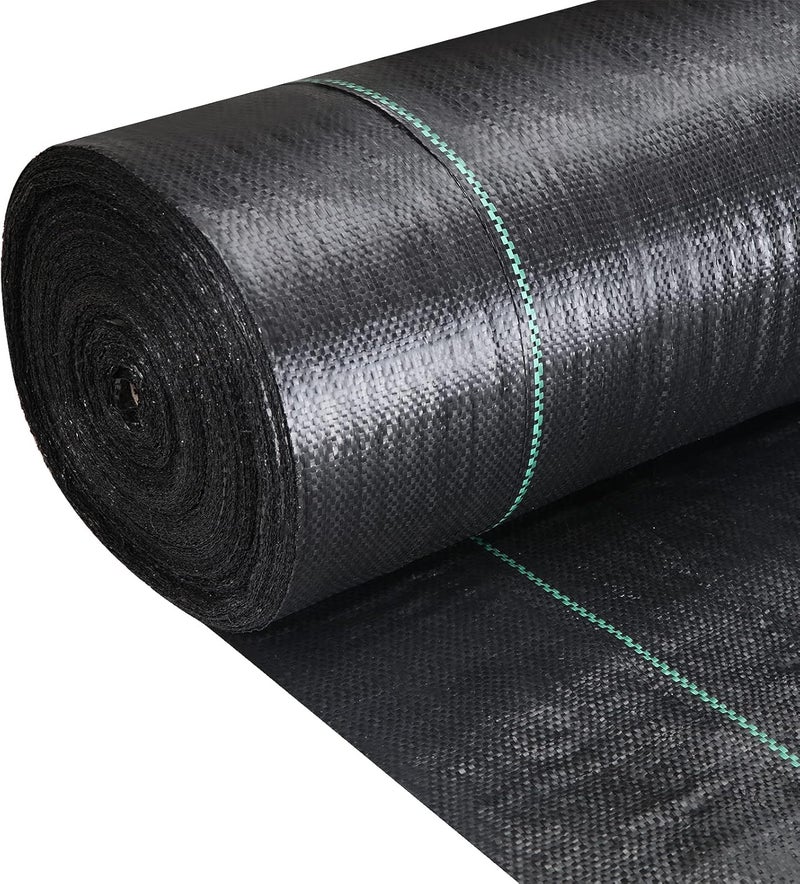DWALE Driveway Fabric 6x300 ft - Commercial Weed Barrier, Heavy Duty 3.5OZ Landscape Fabric for Road, French Drain, Erosion Control, Construction Projects - Image 1